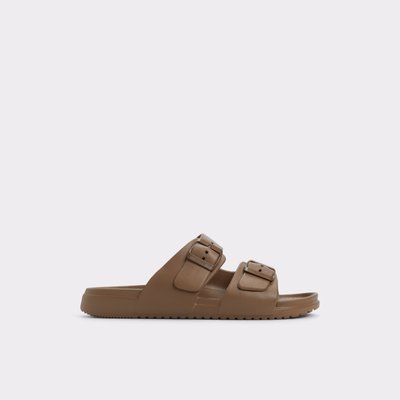 Sunnyside Dark Brown Men's Slides | ALDO US