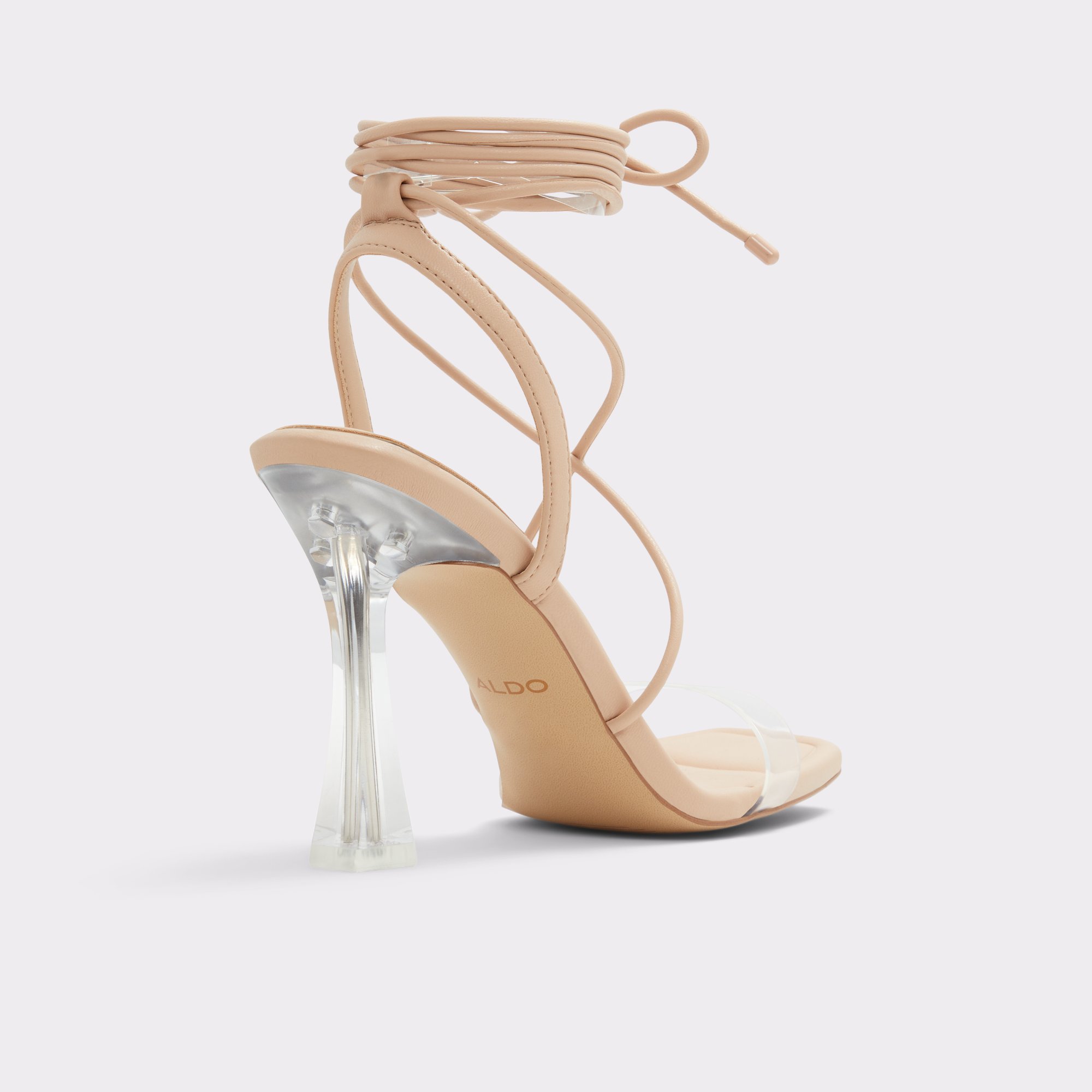 aldo clear strap heels