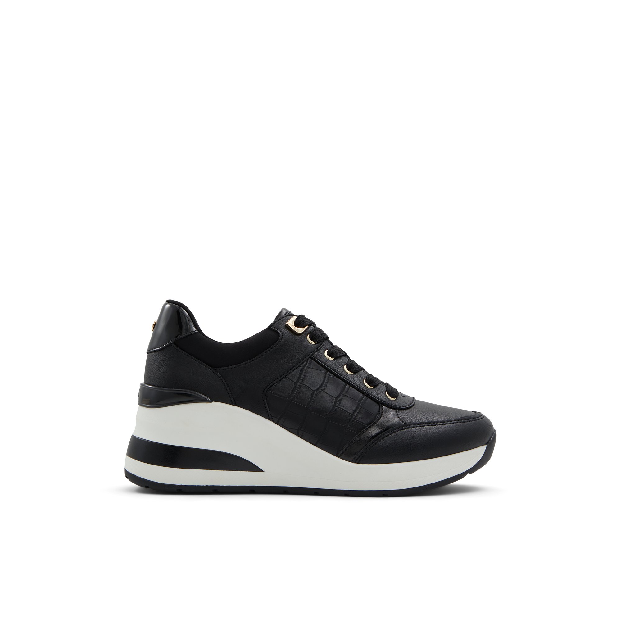 ALDO Iconistep - Women's Platform and Wedge Sneaker Sneakers - Black