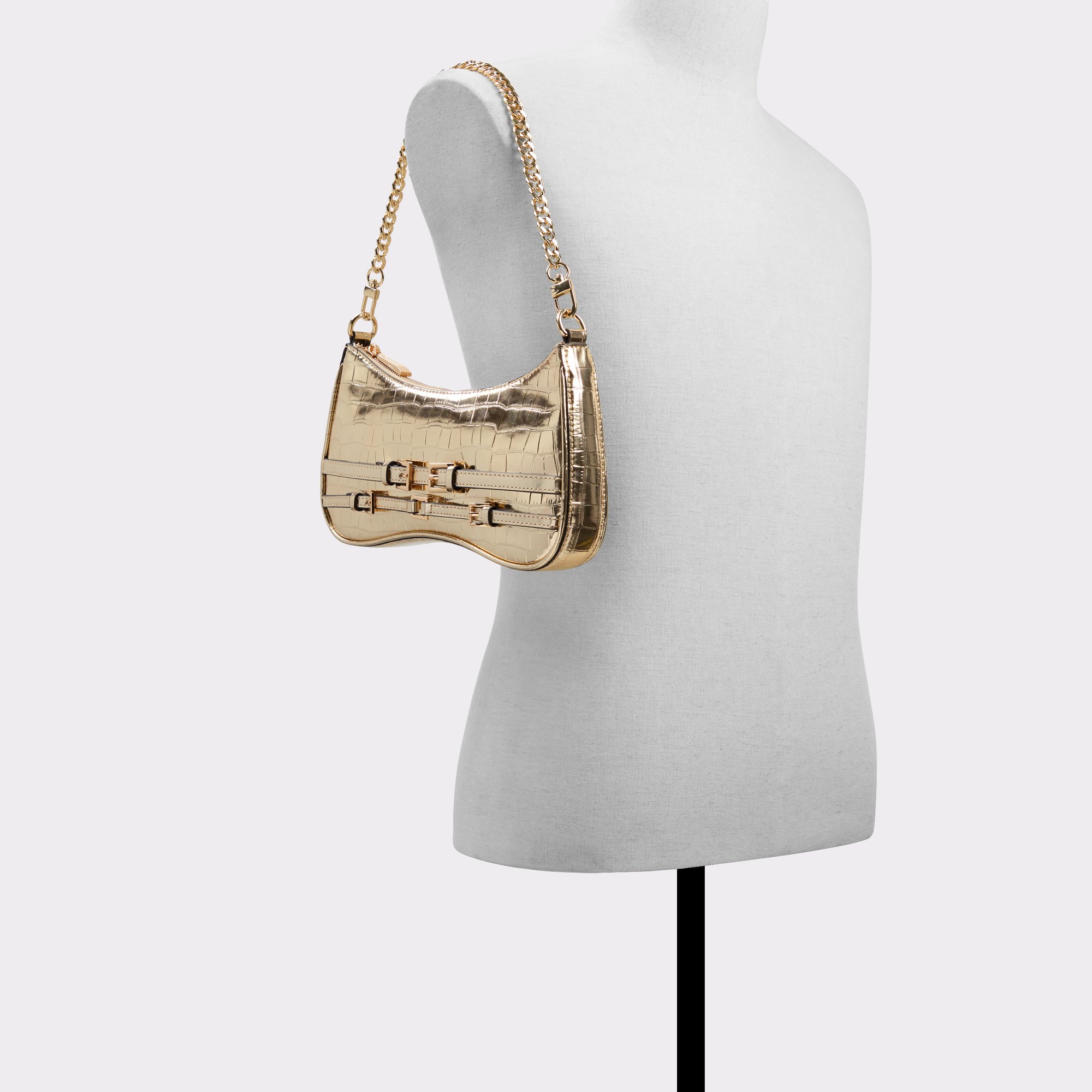 【追跡あり!】ALDO Jaymeex メタリックショルダーバッグ 2Way Jaymeex Gold Women's Shoulder Bags | ALDO Canada