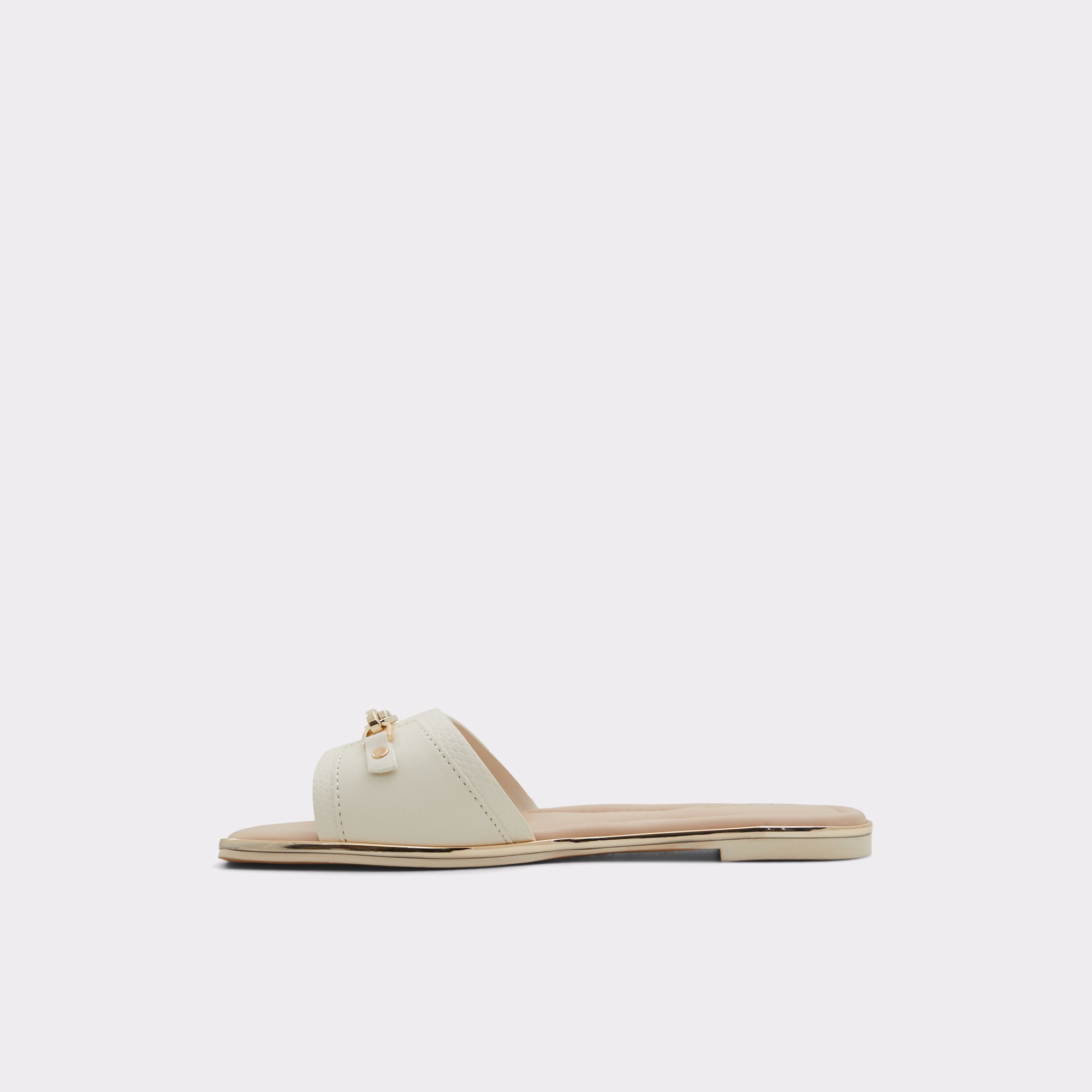 Aldo white flat discount sandals