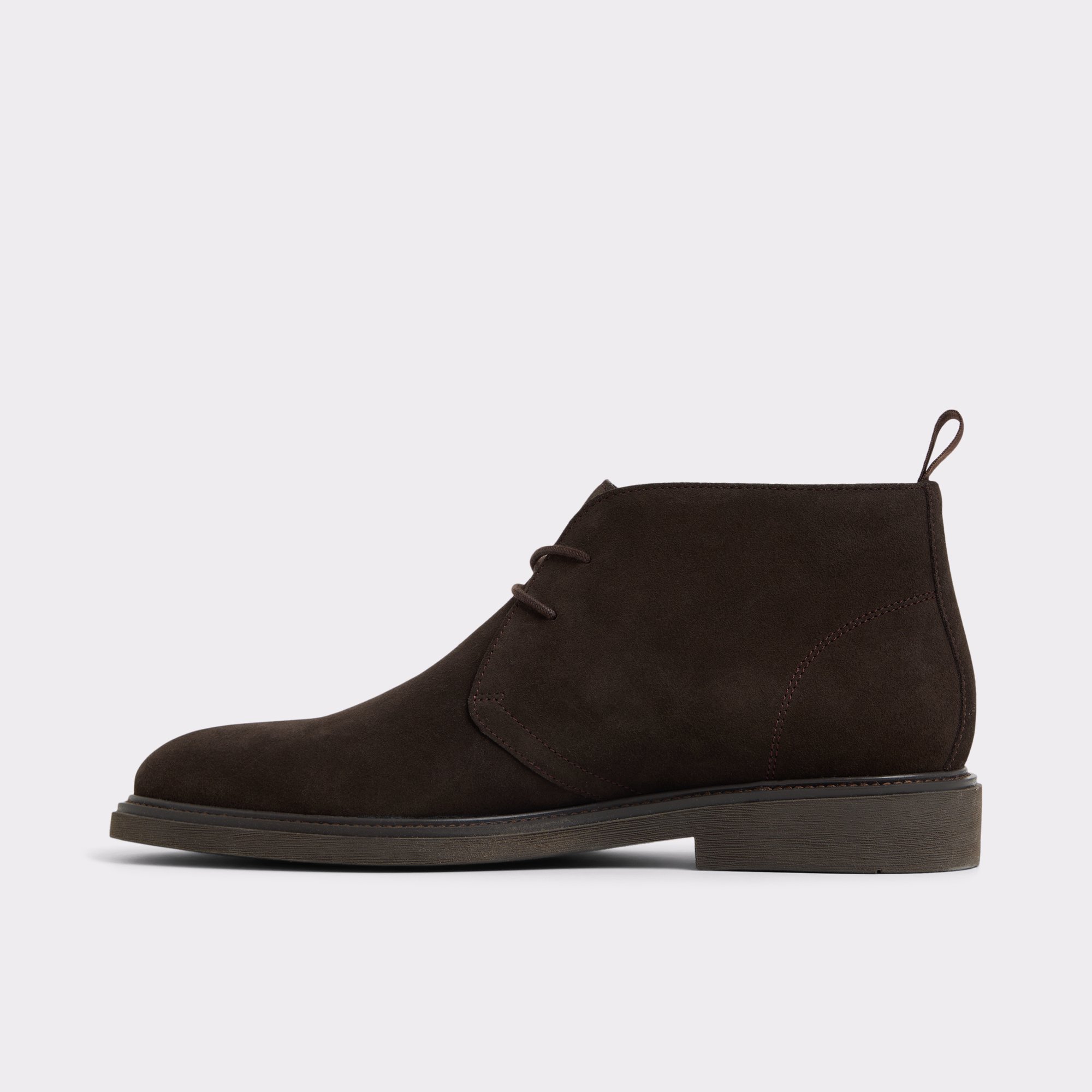 Jefrey Marron Foncé Cuir Extensible Hommes Botte Chukka | ALDO Canada