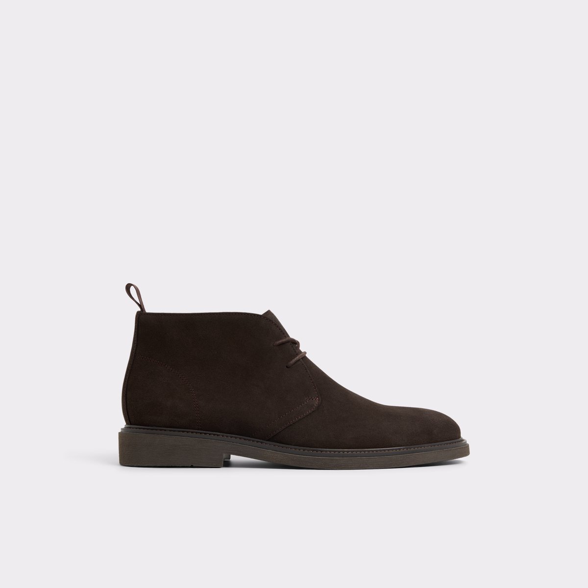 Jefrey Marron Foncé Cuir Extensible Hommes Botte Chukka | ALDO Canada