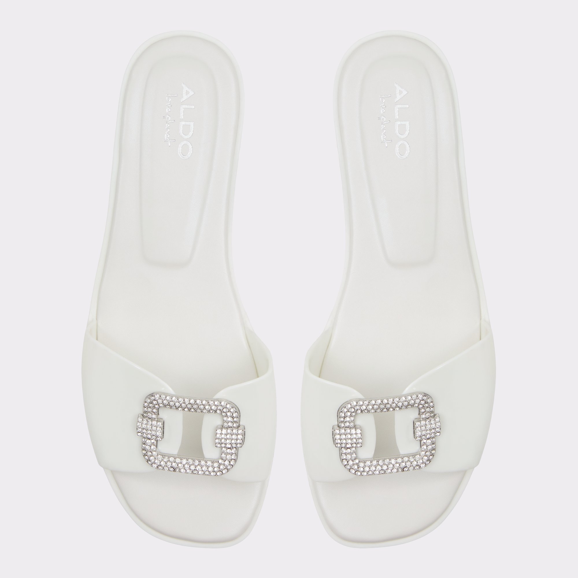 Jellyicious White Women's Flat Sandals | ALDO Canada