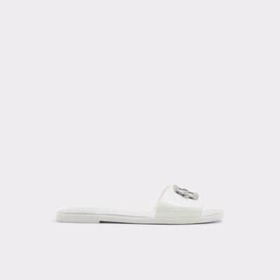 Jellyicious White Women's Flat Sandals | ALDO US