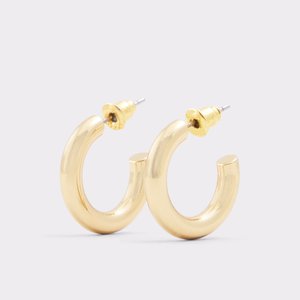 Aldo gold store hoop earrings