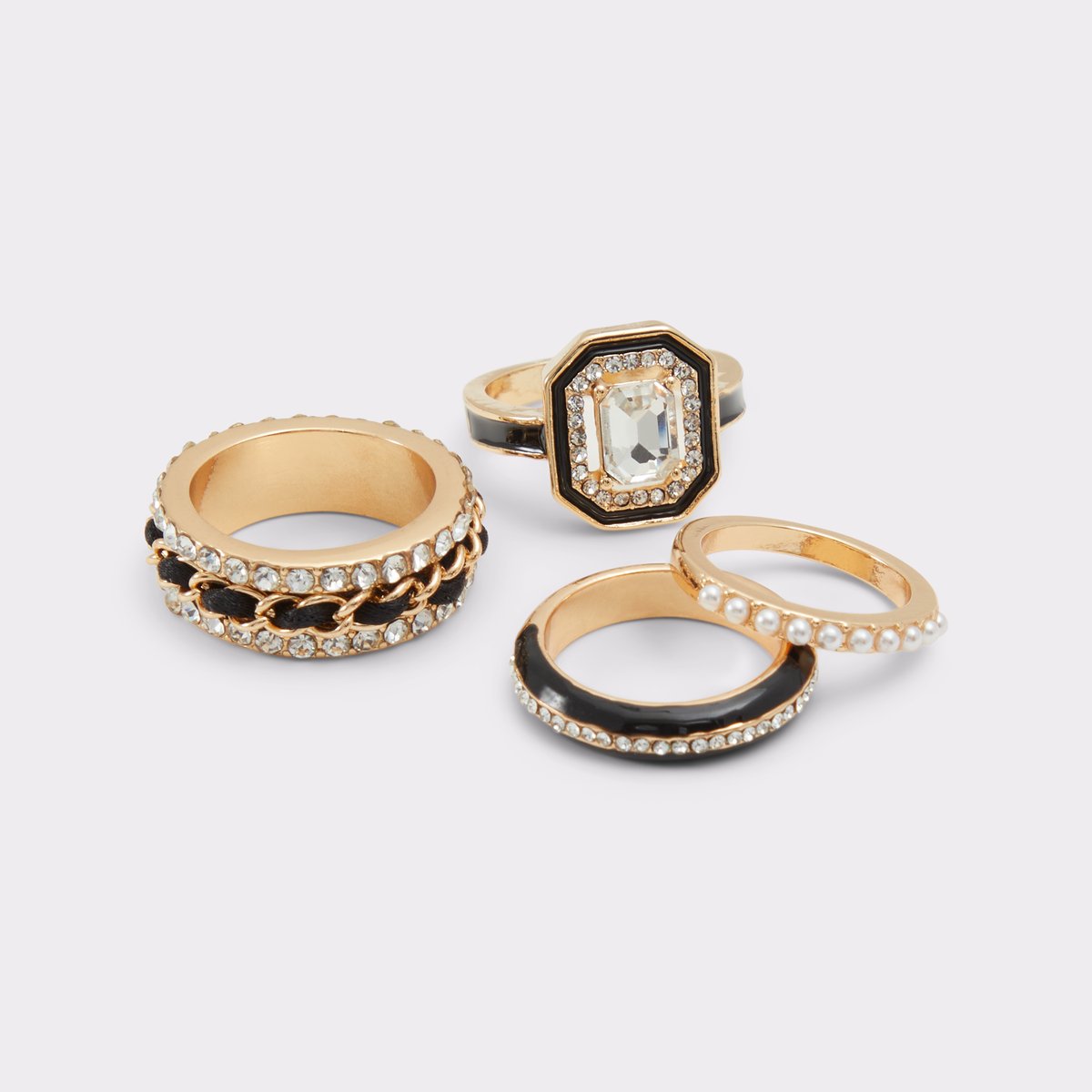 Jennica Black/Gold Multi Women's Rings | ALDO Canada