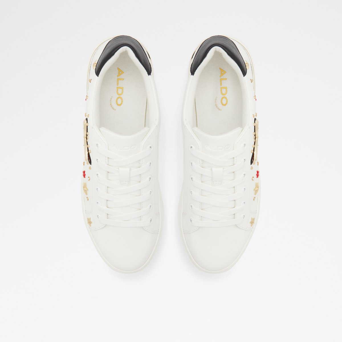 Jerili White Synthetic Smooth Women's Low top sneakers | ALDO US