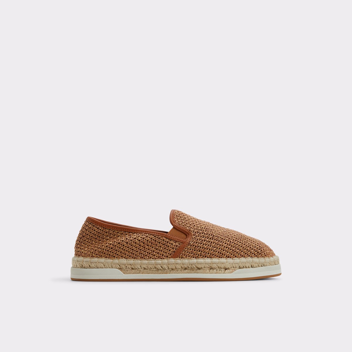 Johnney Cognac Textile Raffia Men's Espadrilles | ALDO Canada