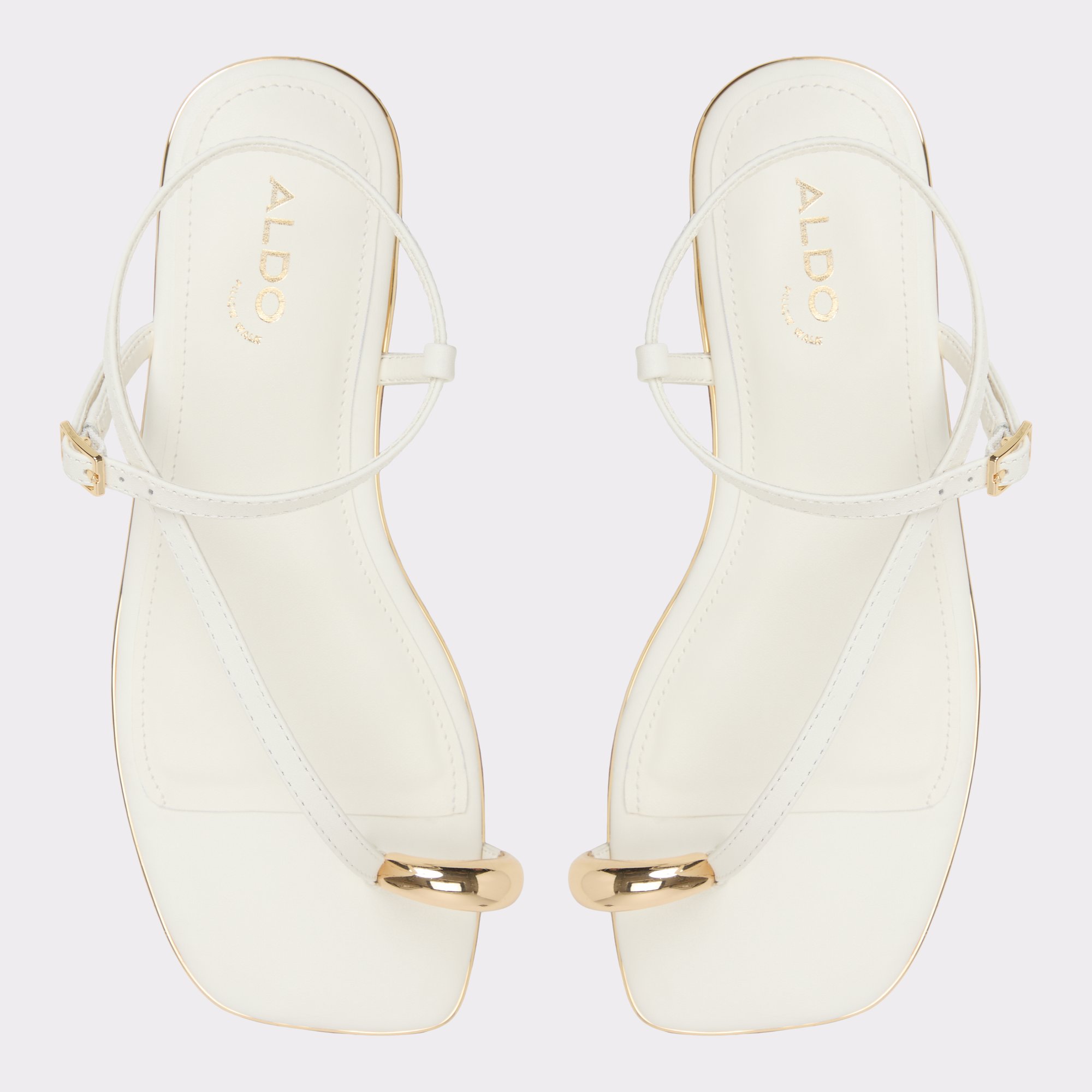 【ALDO】 ★ サンダル ミュール ★ JOSEFINA ★ WHITE Jomalina White Women's Flat Sandals | ALDO US