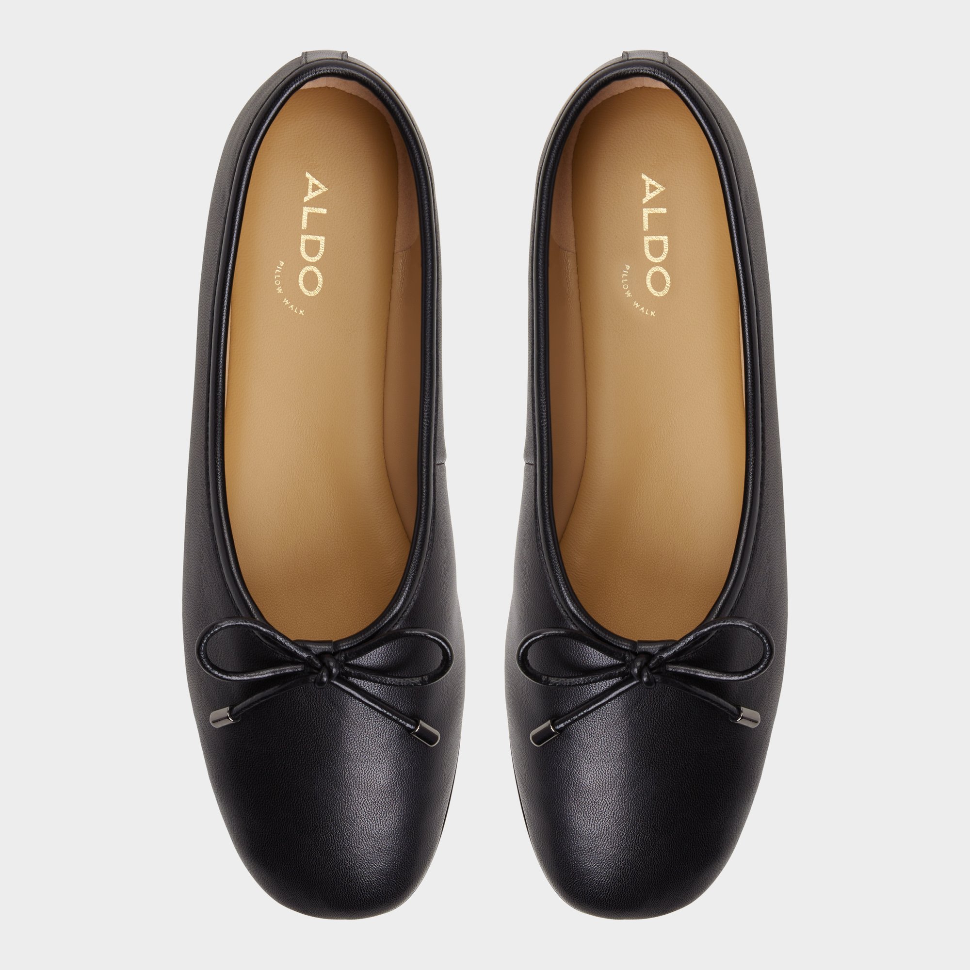 【ALDO】スクウェア☆Joselie☆リボン・バレリーナ 本革パンプス ALDO】スクウェア☆Joselie☆リボン・バレリーナ 本革パンプス