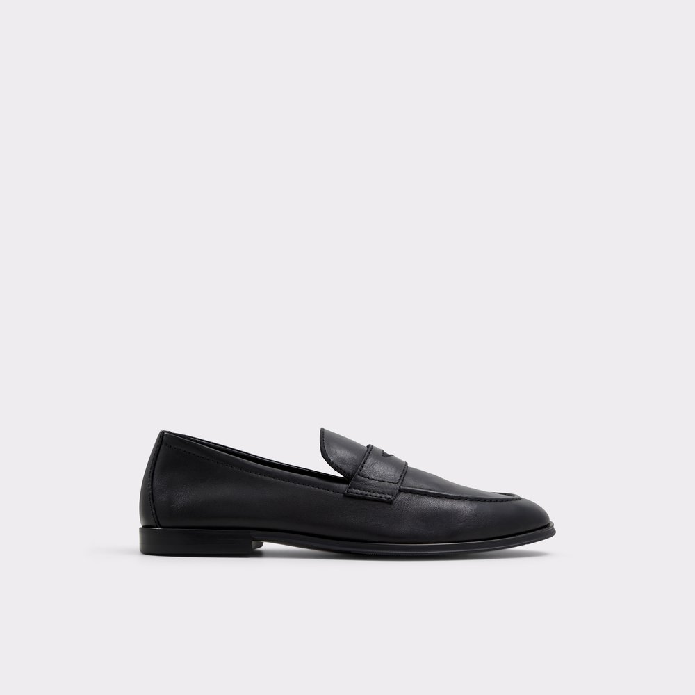 【ALDO】上品 ★ 本革レザー ★ 楽ちん ★ スリッポンローファー journey_black_001-001-