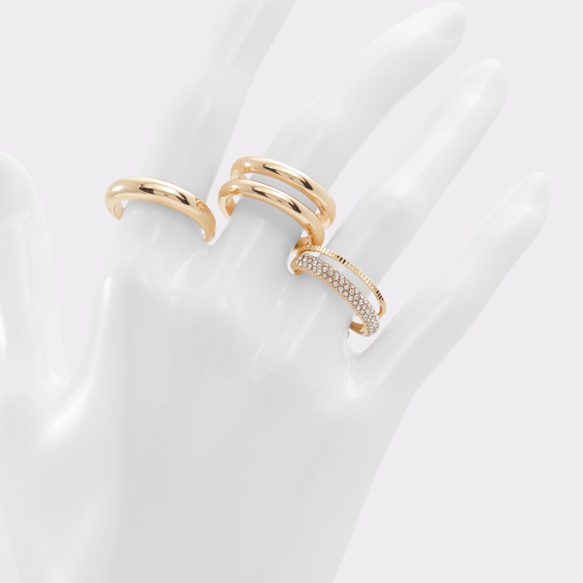 Kaemeth Gold/Clear Multi Women's Rings | ALDO US
