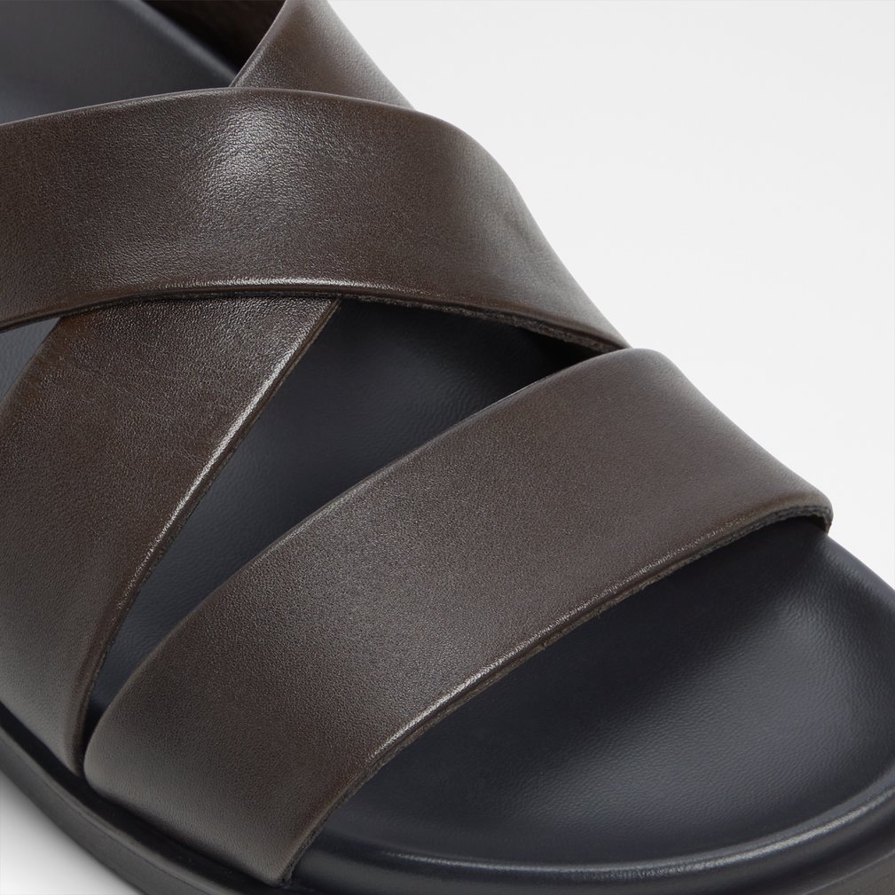 おしゃれ☆レザー【ALDO Men’s】Kairo スライドサンダル Kairo Black Men's Sandals & Slides | ALDO US
