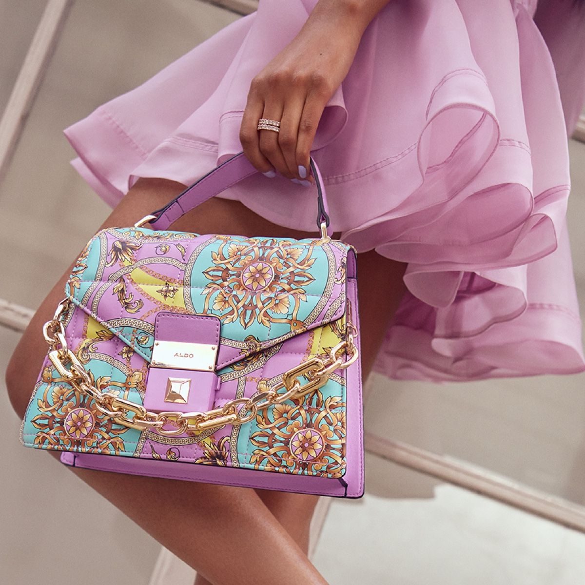 Aldo floral handbag  Floral handbags, Handbag, Purses crossbody