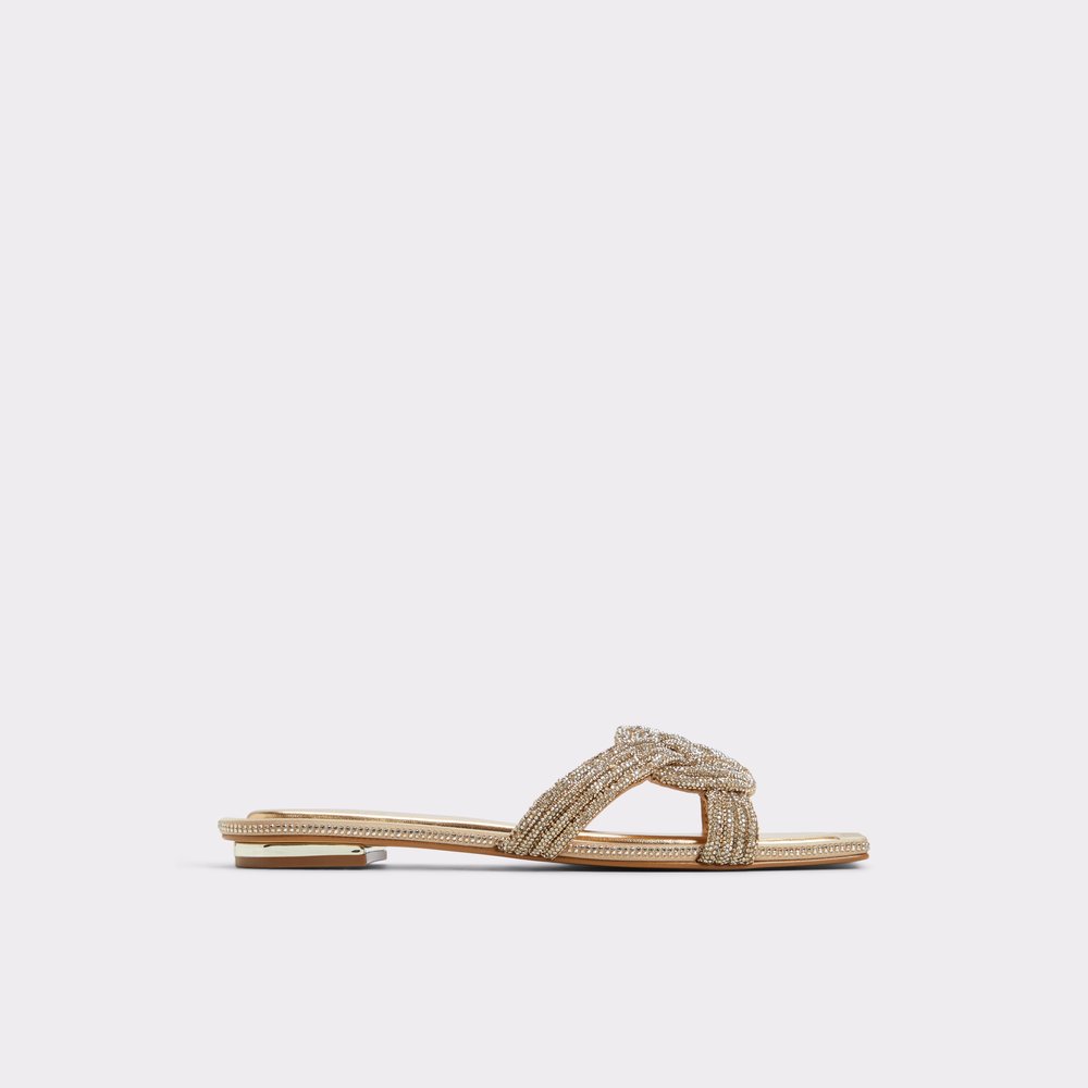 シューズ・サンダルその他 ALYSI Woman Flat sandals Gold 305648P5110 GLD ALYSI: Flat sandals woman - Gold | Alysi flat sandals