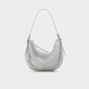 Women's silver shoulder bags on sale
