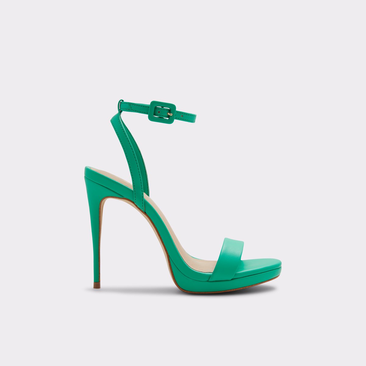 Kat Dark Green Women's Platform sandals | ALDO Canada