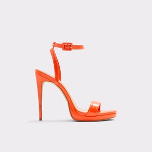알도 ALDO Kat Bright Orange Womens Strappy sandals