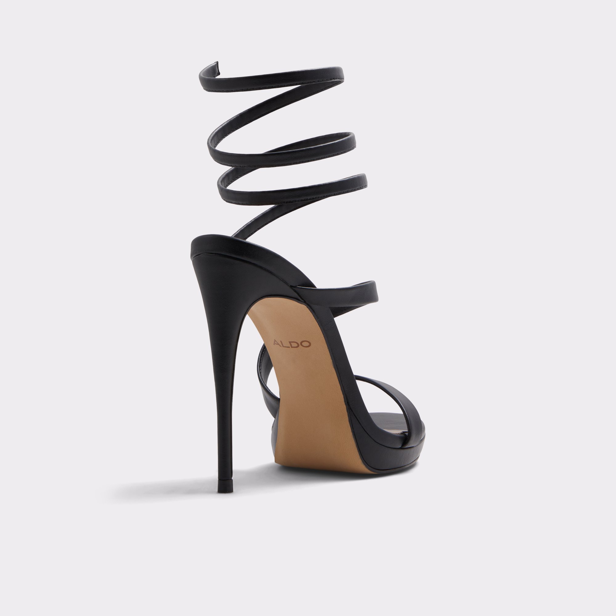 Katswirl Black Women's Strappy sandals | ALDO Canada
