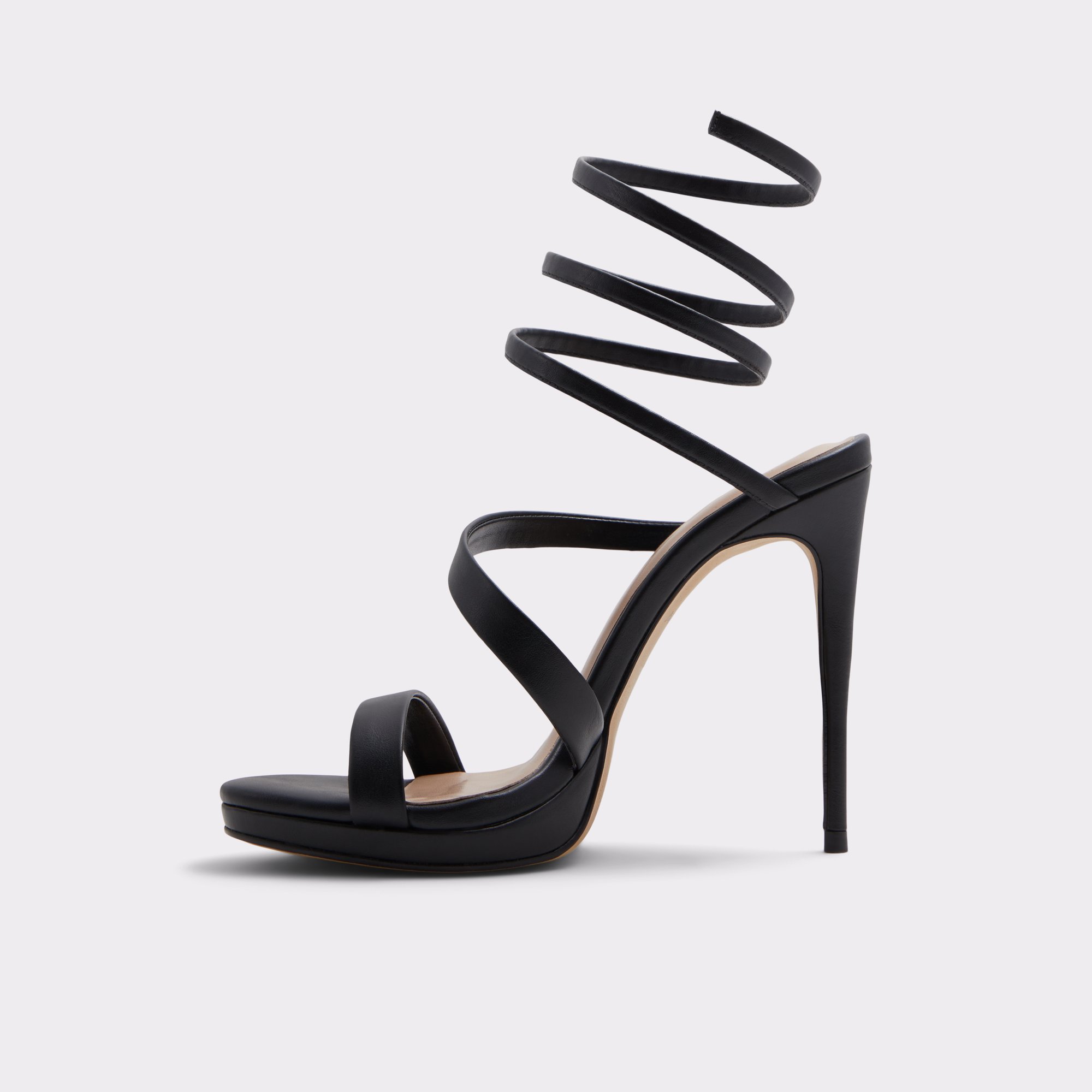 Katswirl Black Women's Strappy sandals | ALDO Canada