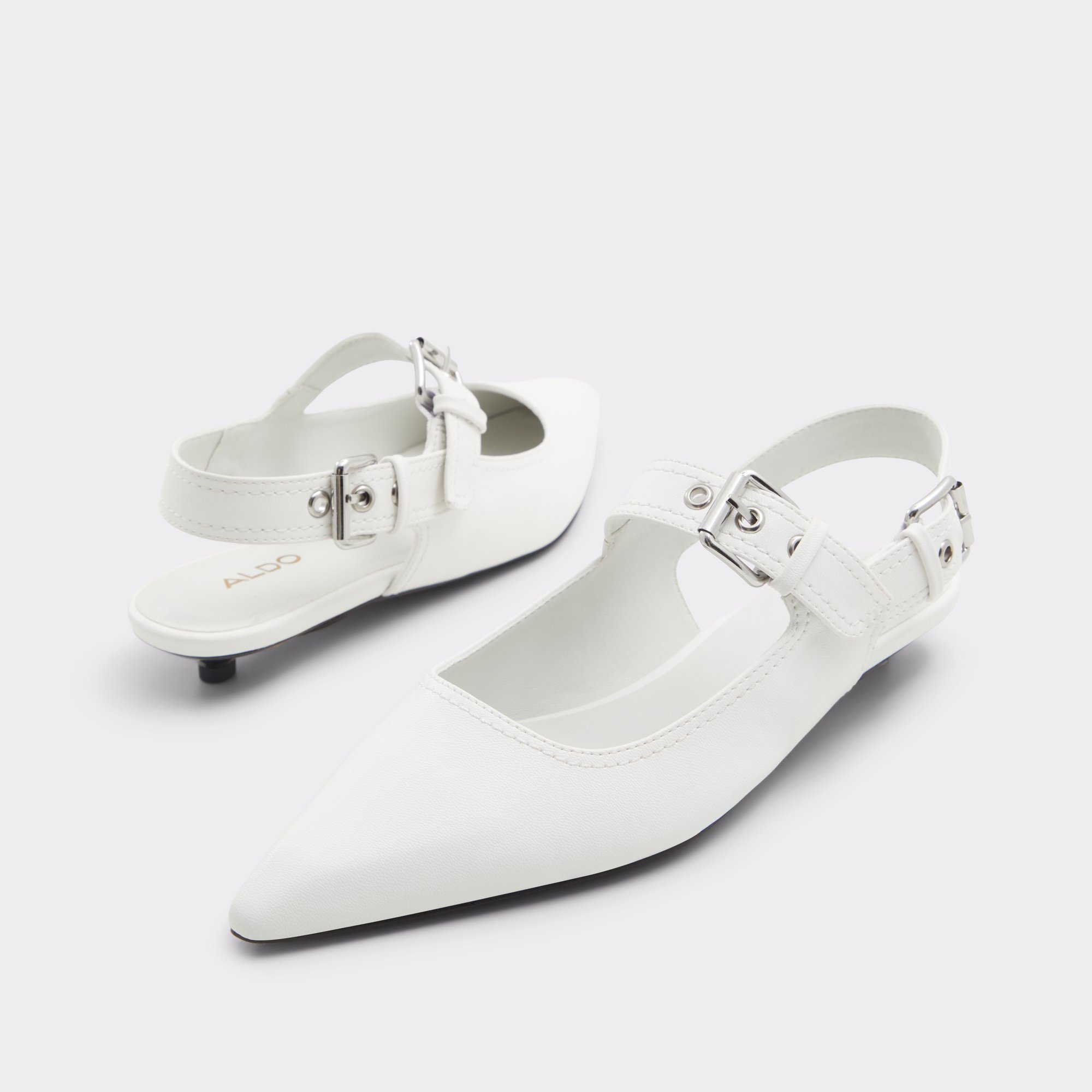 ALDO●ティラウェッジサンダル - white aitana_white_121-002-