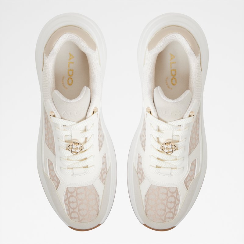 kenbarry zapatos deportivo de mujer-beige_7.5beige