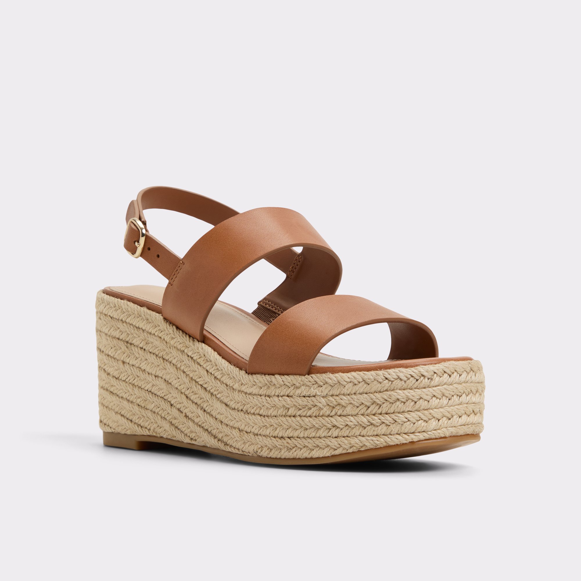 ALDO●ケオニー ウェッジサンダル - Medium Brown Keoni Medium Brown Women's Platforms & Wedges | ALDO US