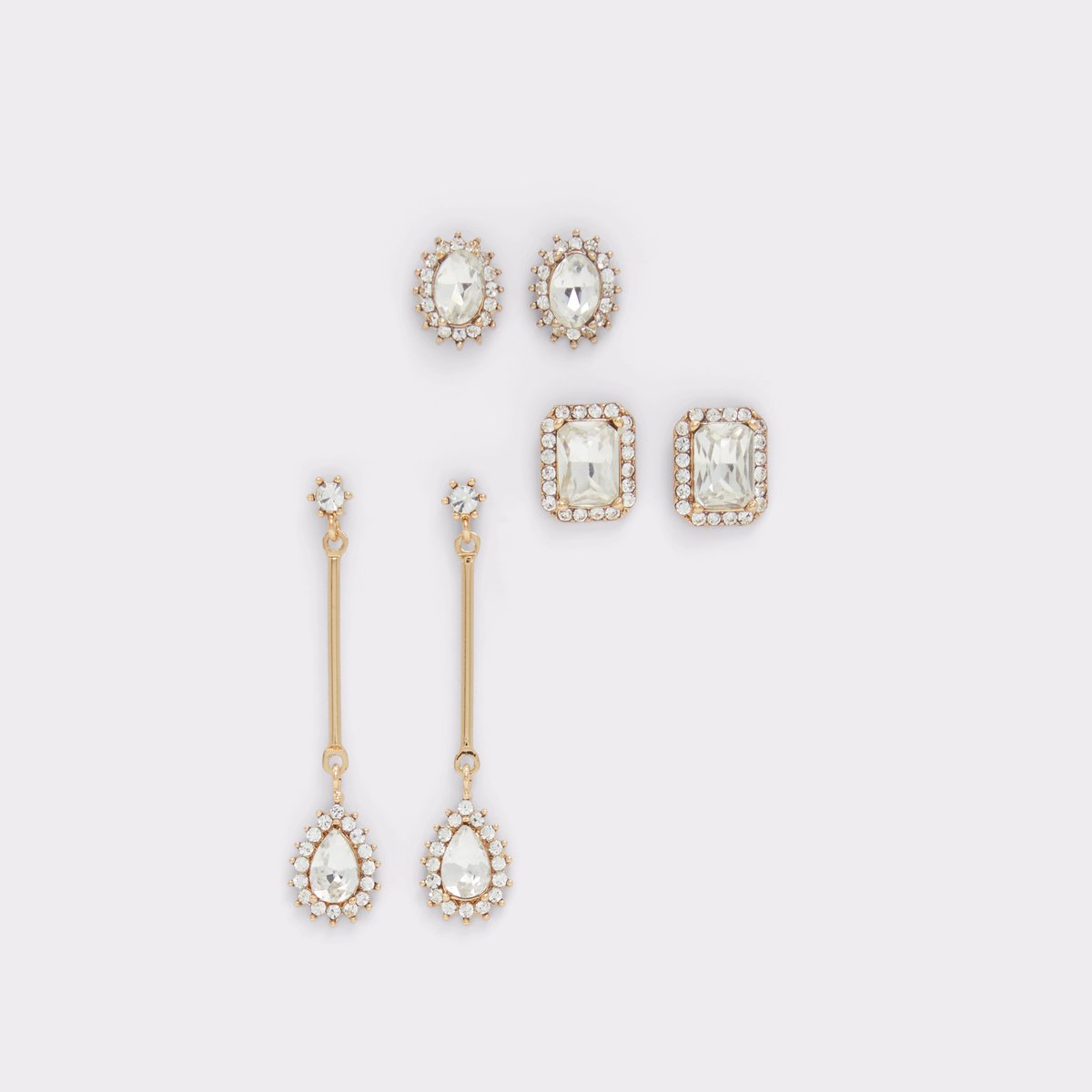 Kerrie Gold-Clear Multi Women's Earrings | ALDO US