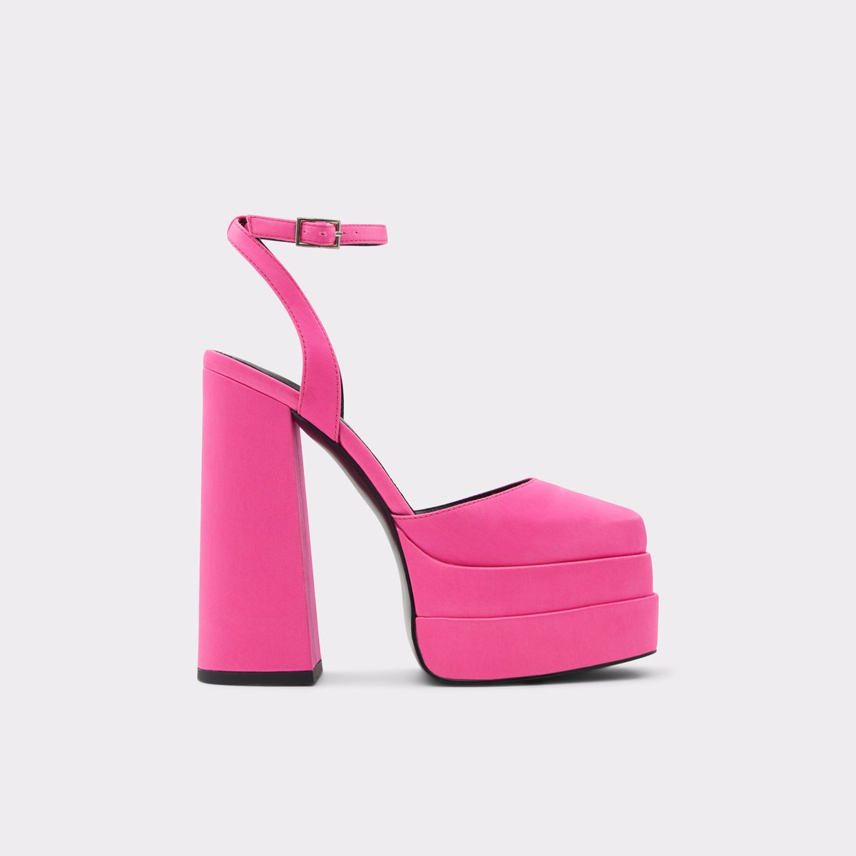 Kersaudy Bright Pink Textile Other Women's Block Heels