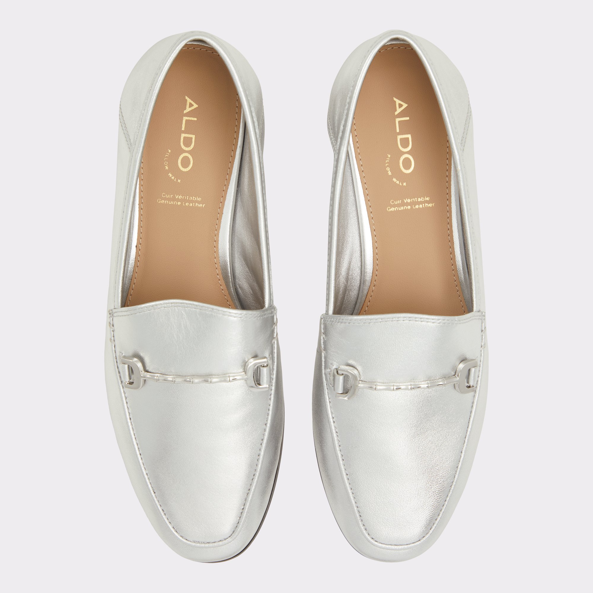 Kesley Silver Women's Loafers & Oxfords | ALDO Canada