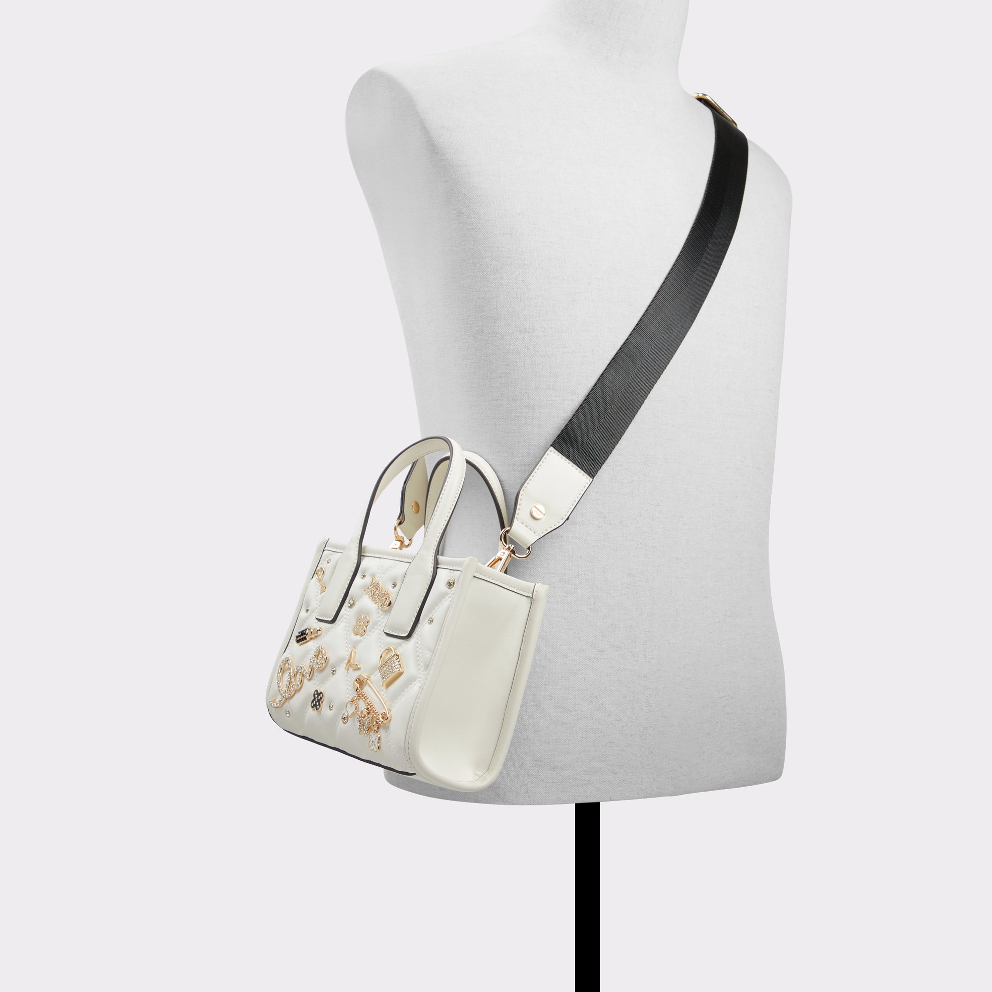 Keylaniix Black/White Women's Tote & Satchel bags | ALDO Canada