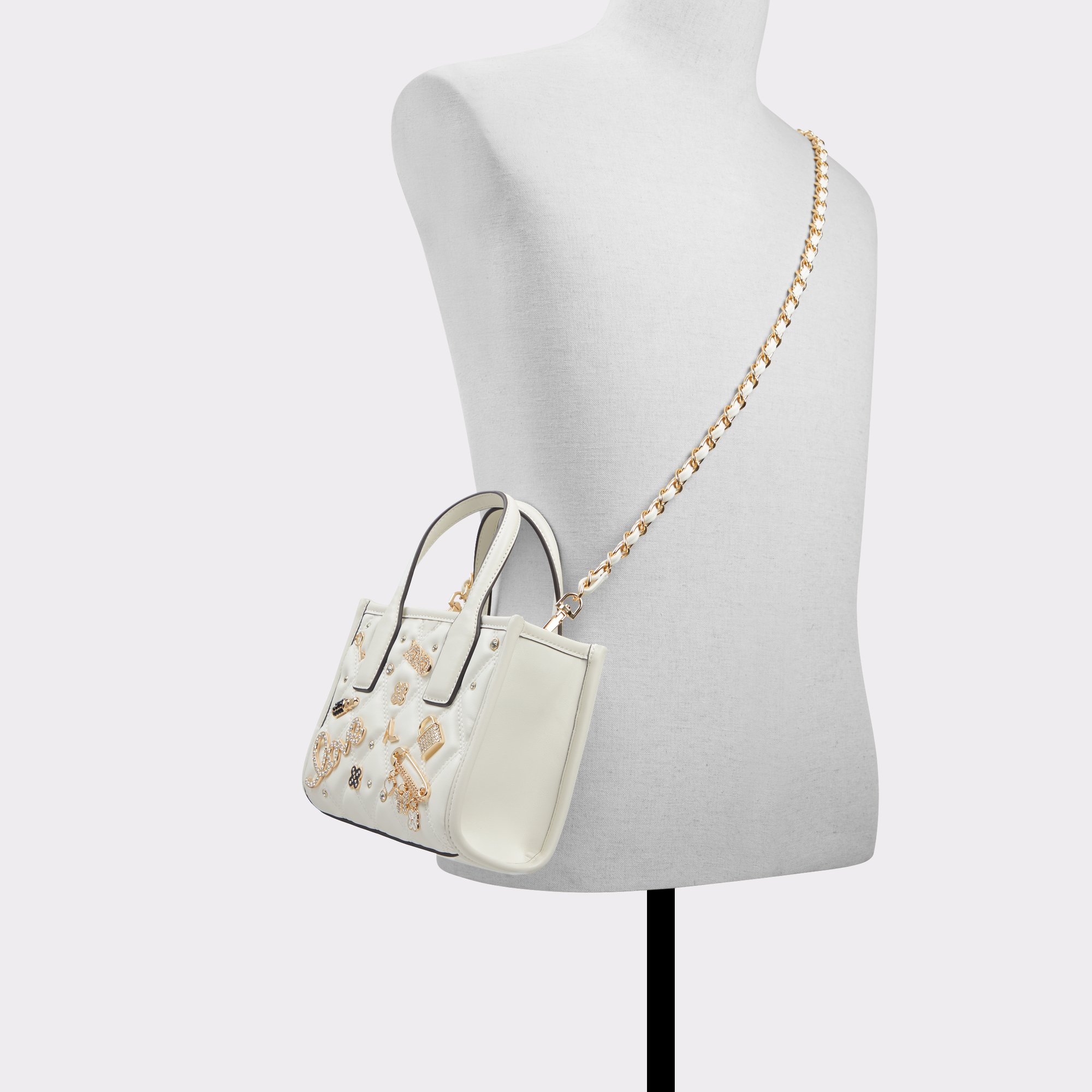 Keylaniix Black/White Women's Tote & Satchel bags | ALDO Canada