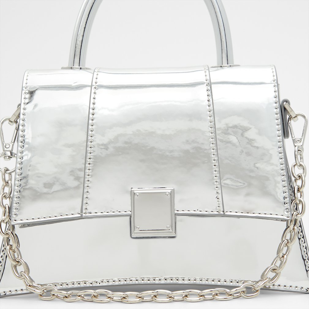 Aldo◆きらめくクラッチ クロスバック Silver シルバー（銀色）系 ALDO(アルド) クラッチバッグ(レディース