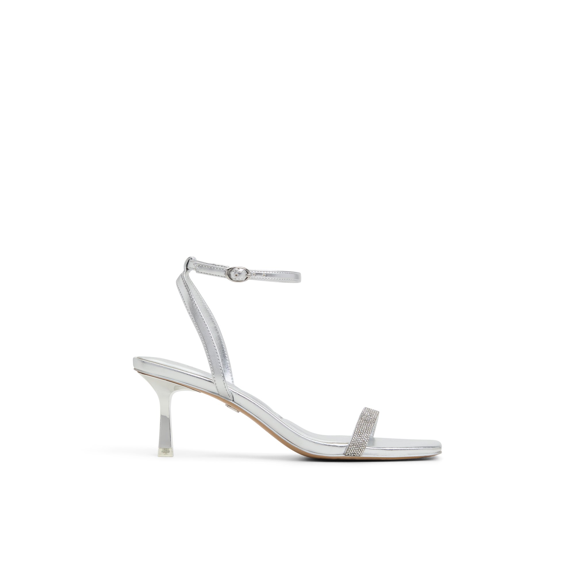 ALDO Kirri - Women's Strappy Heel - Silver, Size 13