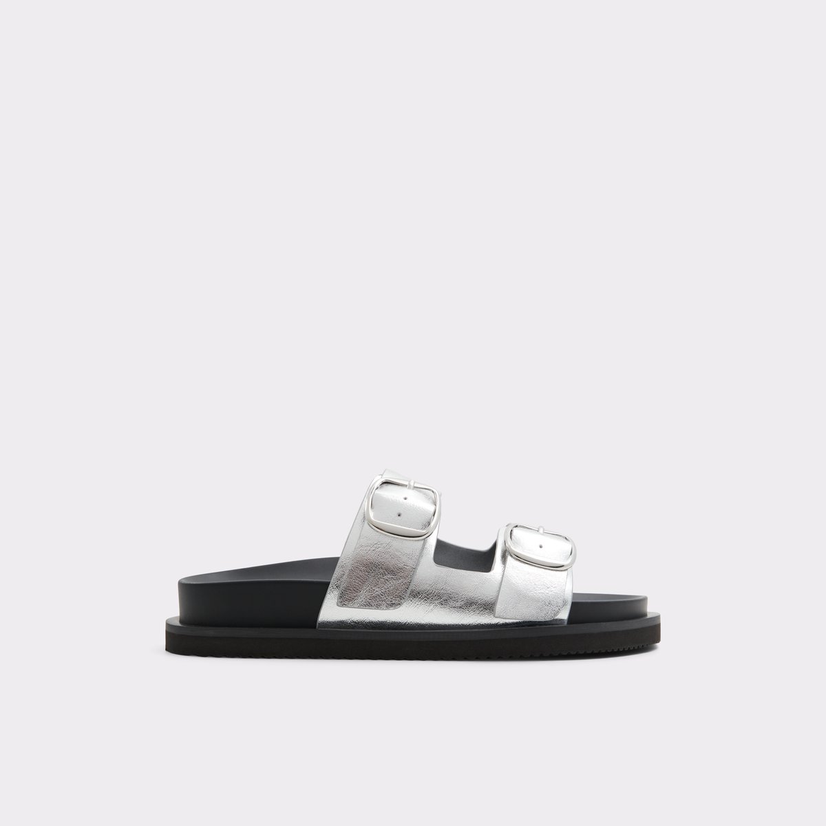 Kravis Silver Women's Flat Sandals | ALDO Canada