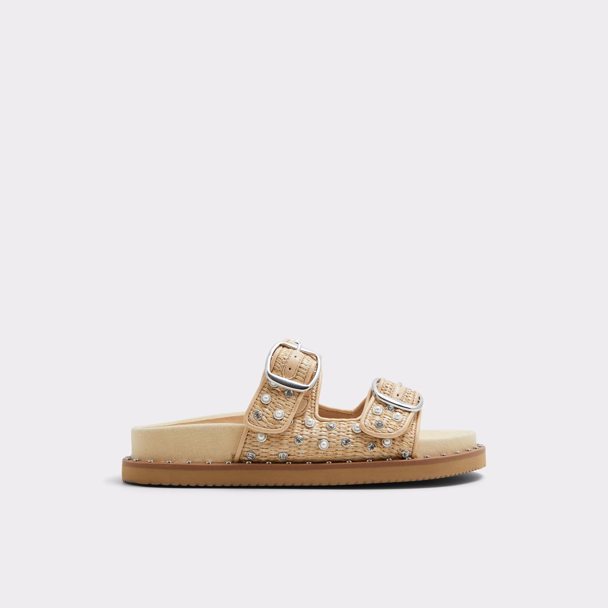 Kravis Beige Combo Women's Flat Sandals | ALDO Canada