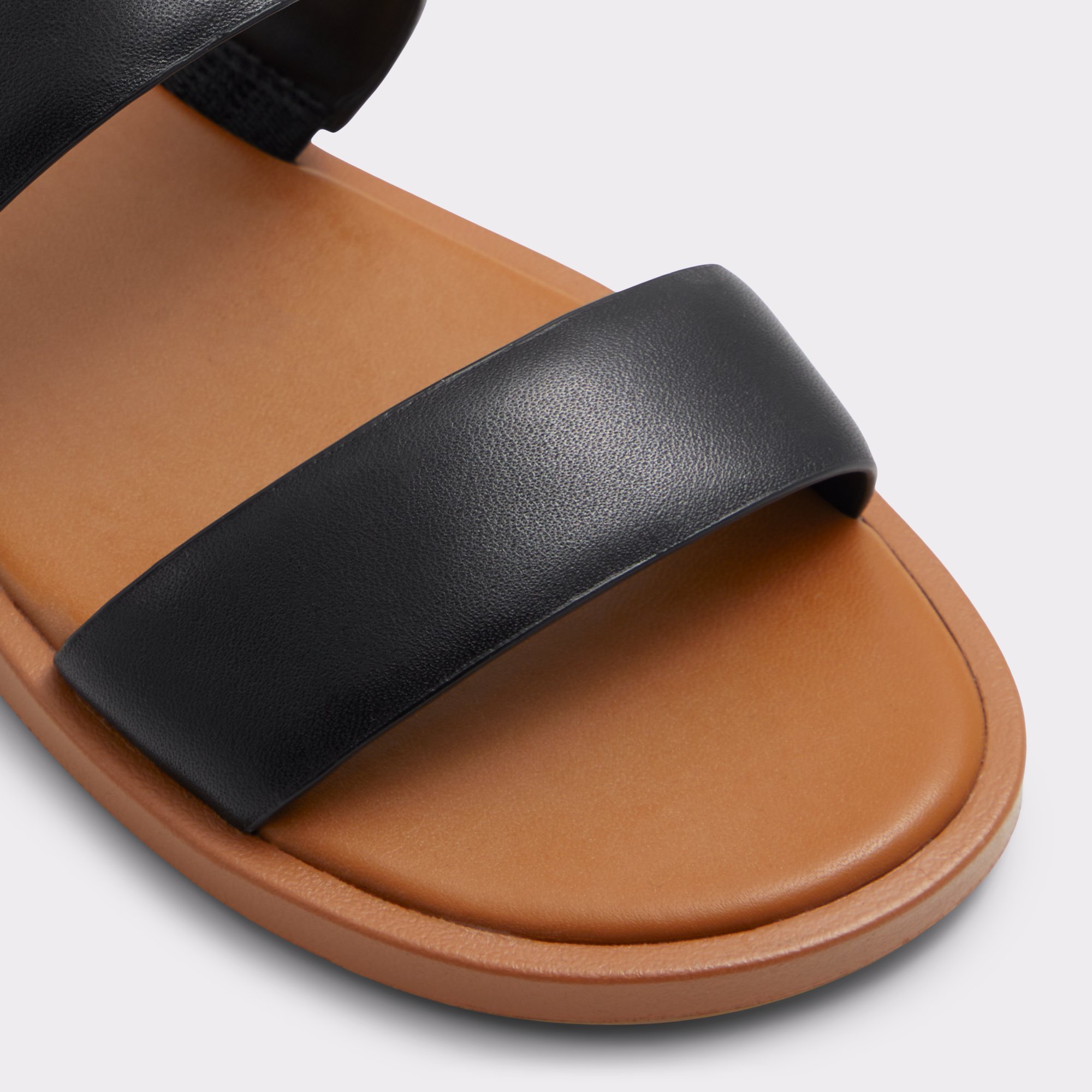 Krios Black Women's Flat Sandals | ALDO Canada