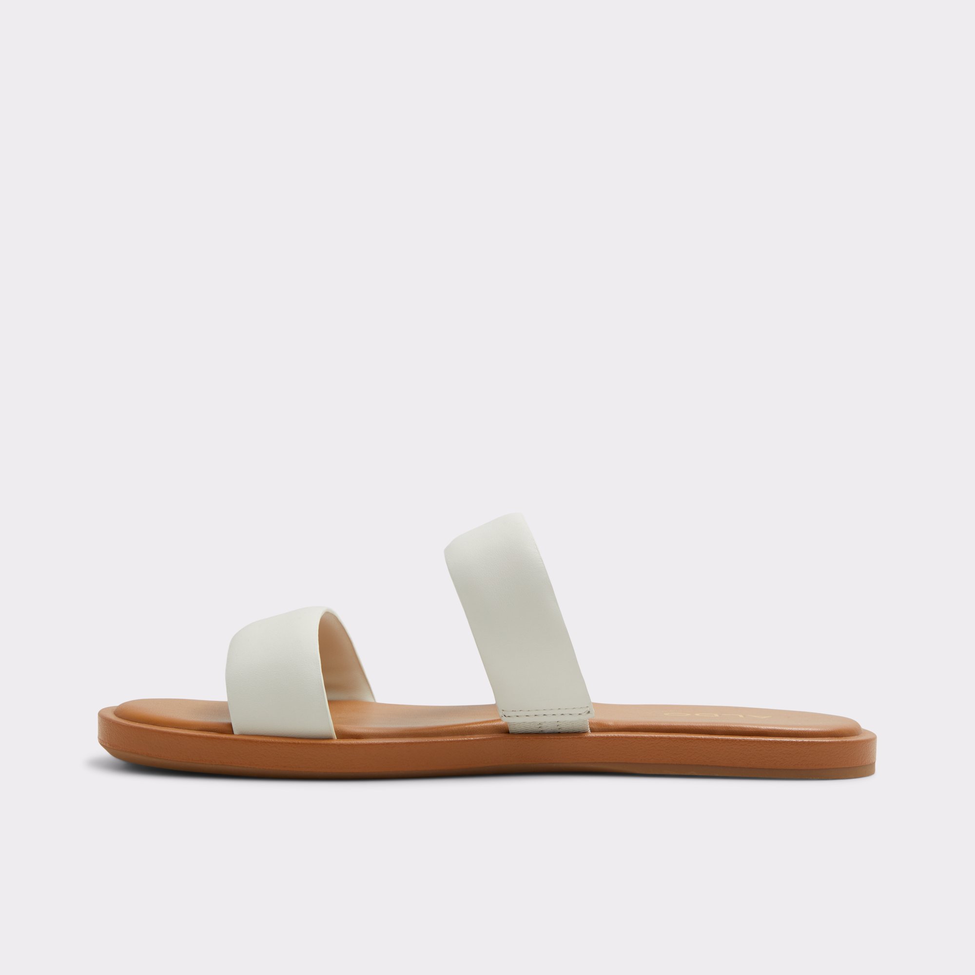 Krios White/Bone Women's Flat Sandals | ALDO Canada