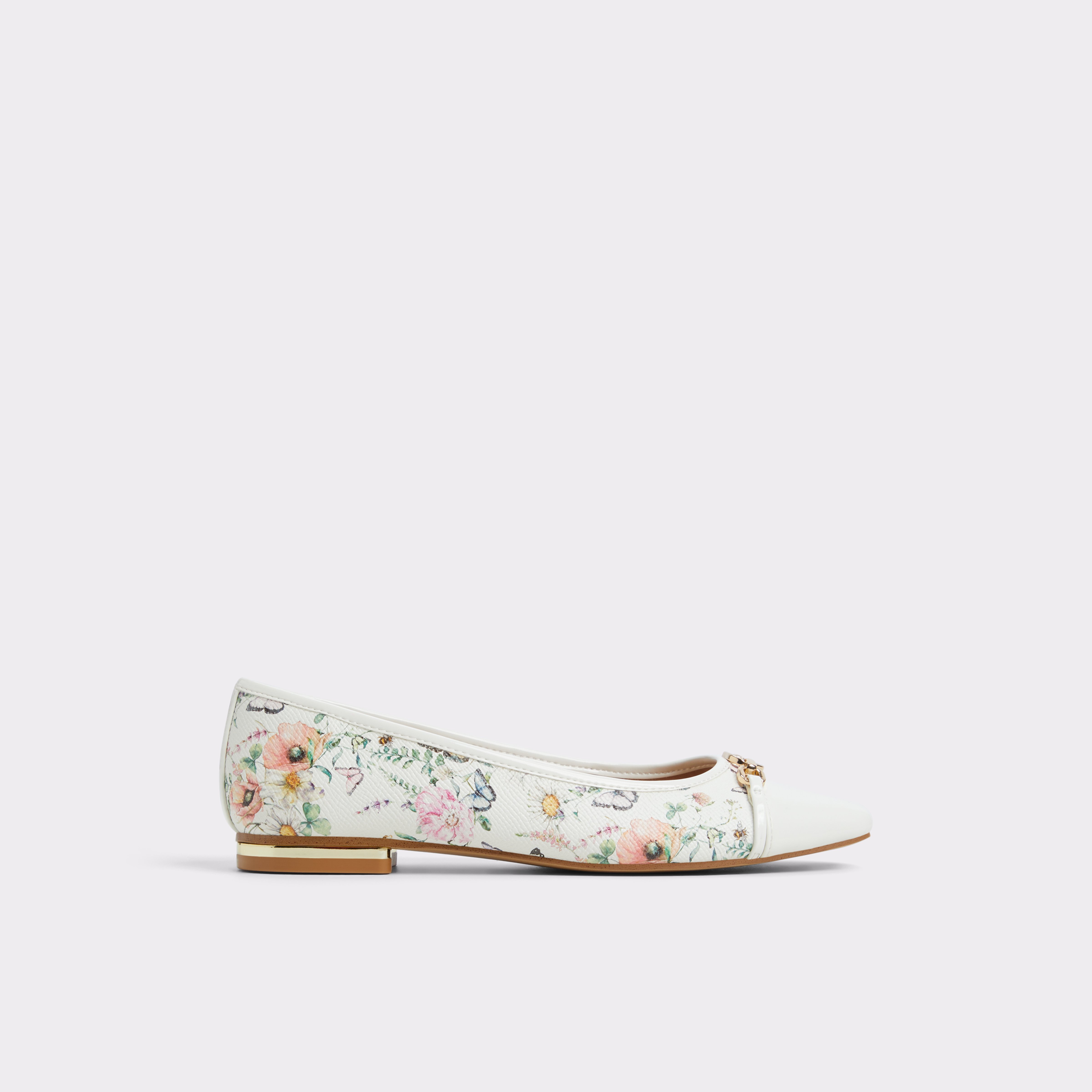 ALDO スクエアトゥ フローラル バレリーナ フラット Krishelle Krishelle Multi Women's Ballet Flats | ALDO US