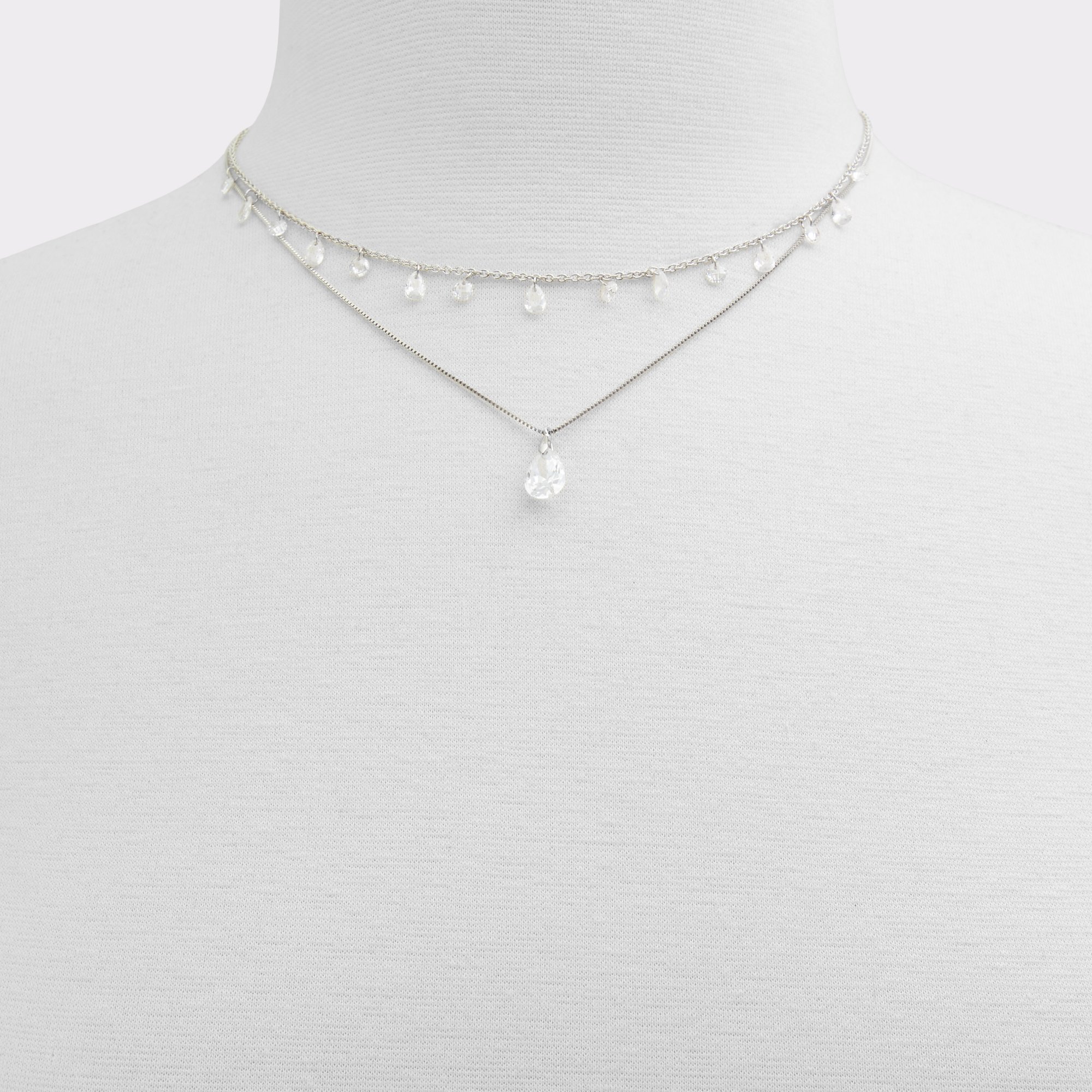 Kulki Silver/Clear Multi Women's Necklaces | ALDO Canada