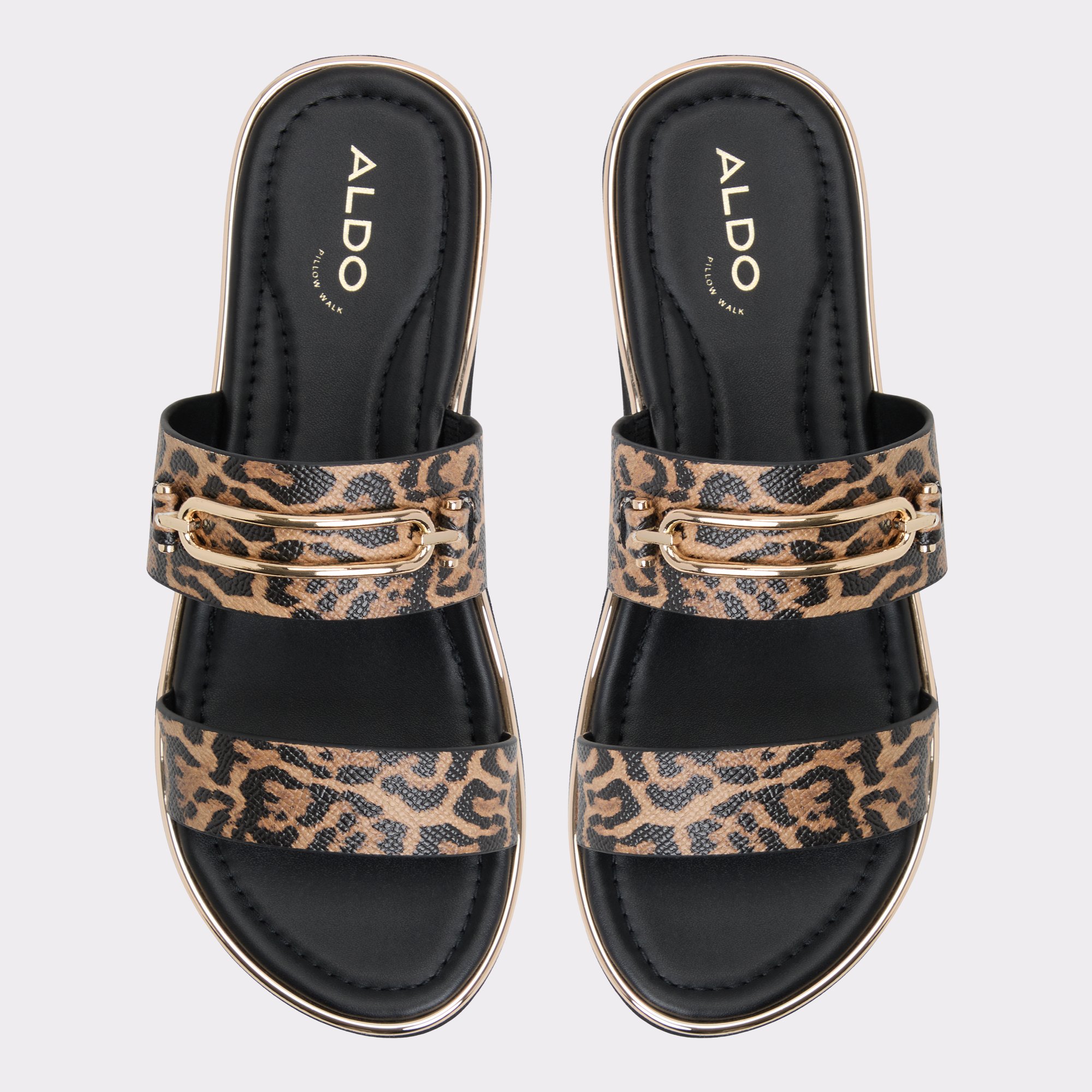 Lagoon Brown Multi Women's Flat Sandals | ALDO US