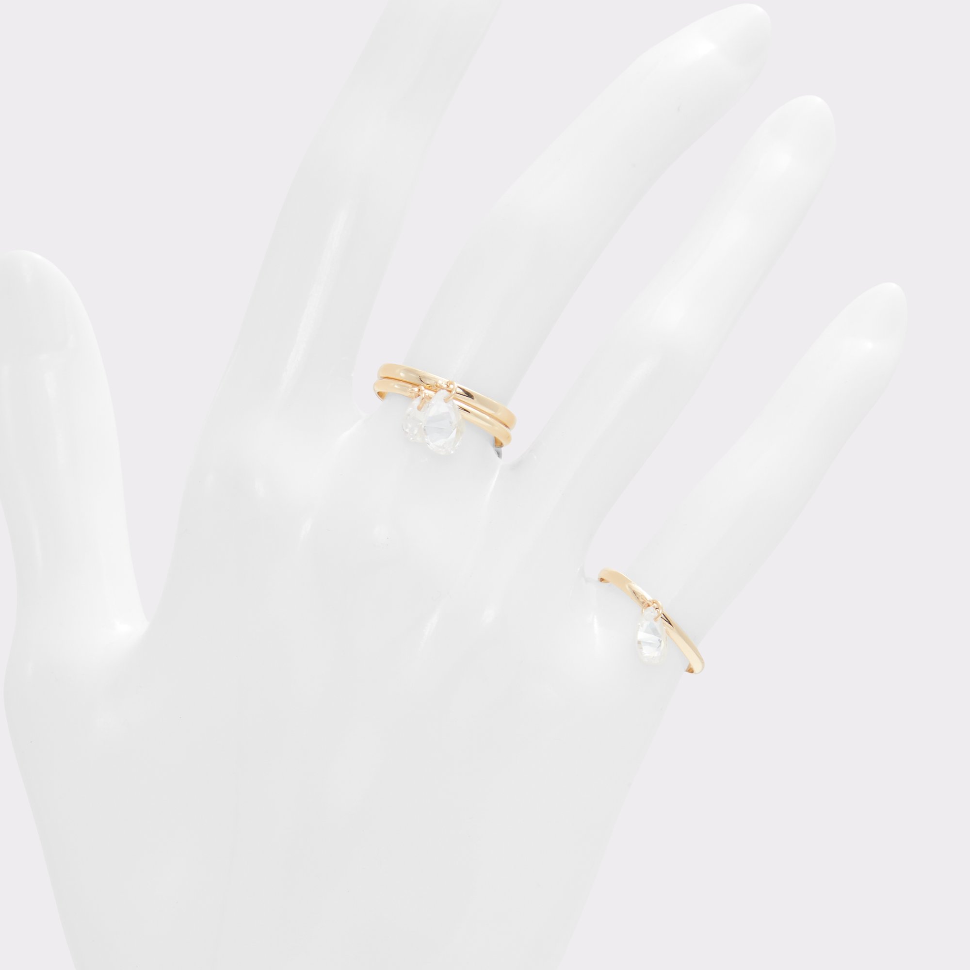 Lagrimi Gold/Clear Multi Women's Rings | ALDO Canada