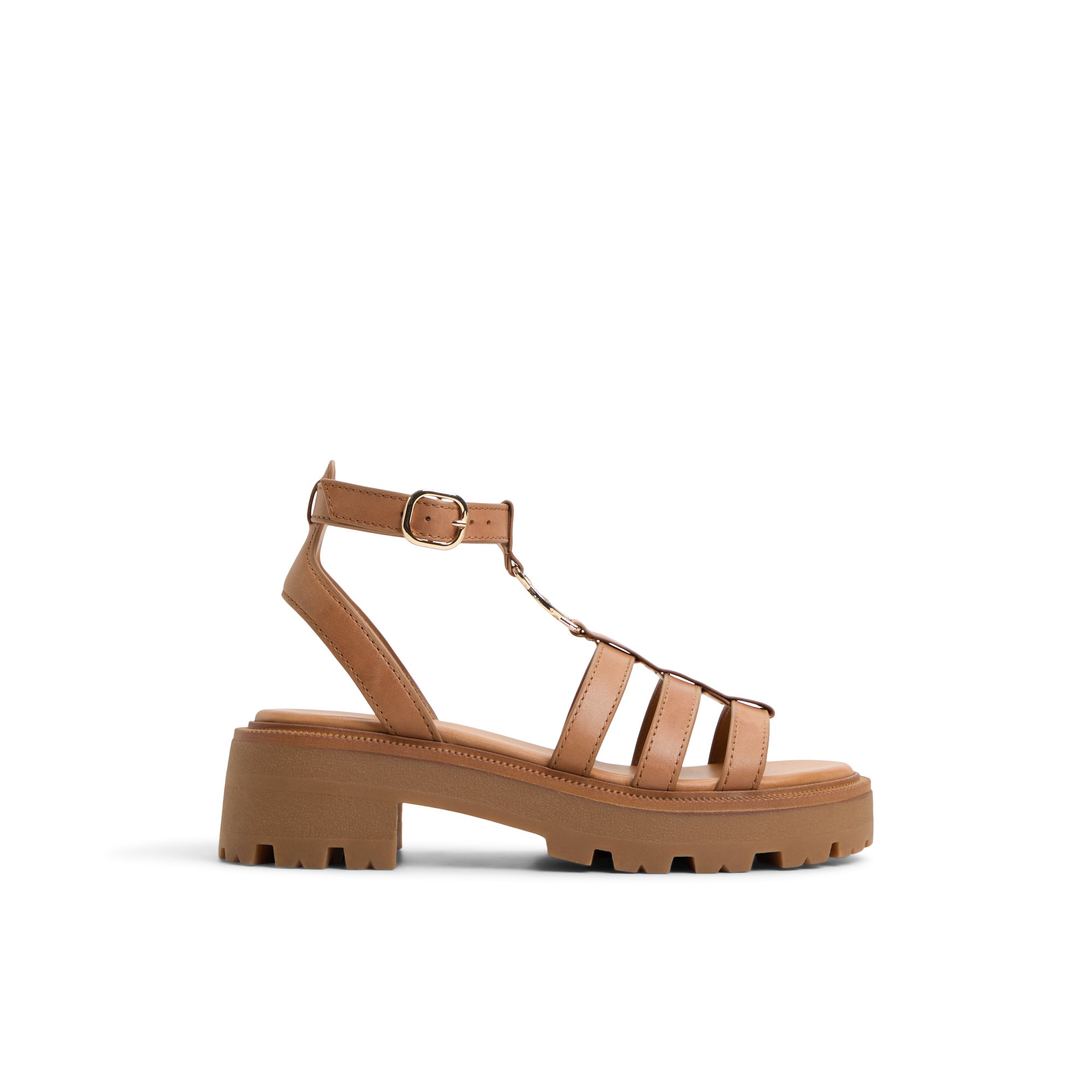 ALDO Lamington - Women's Strappy Sandal Sandals - Brown, Size 8
