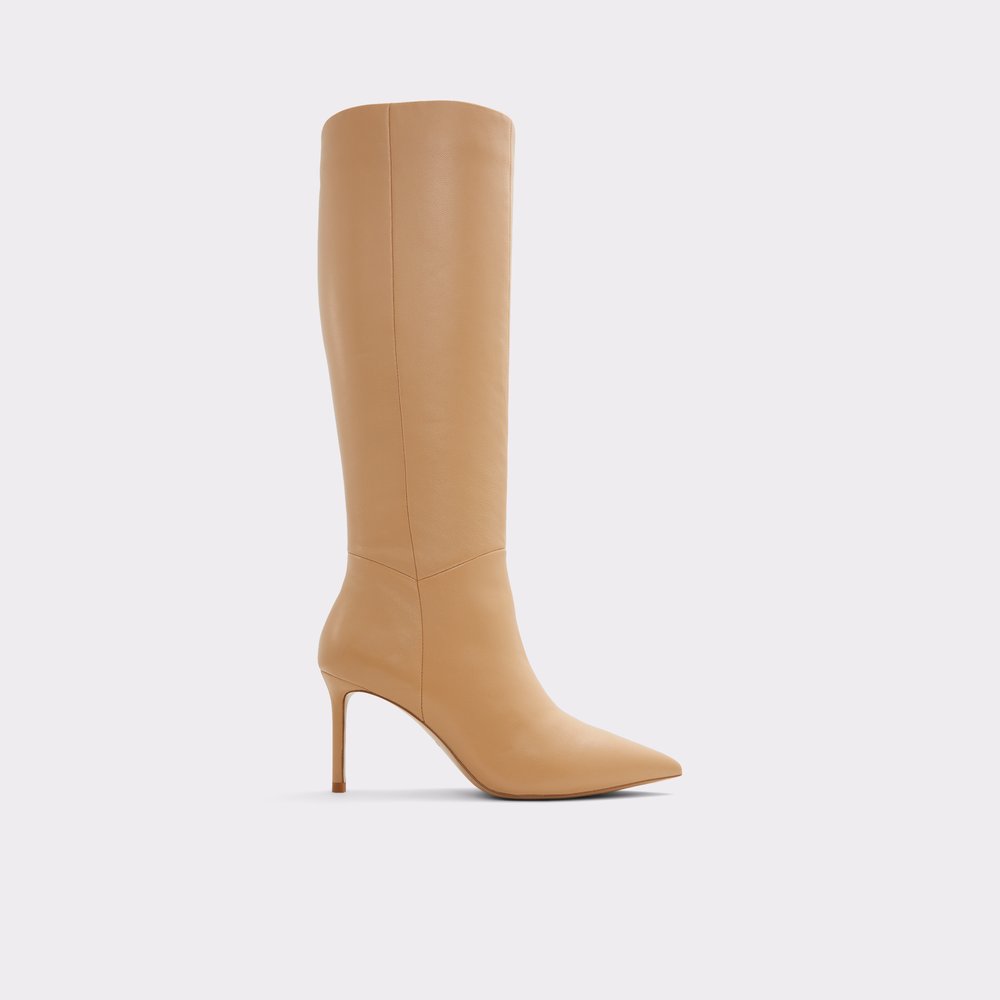 Laroche Dark Beige Women's Dress heeled boots | ALDO US