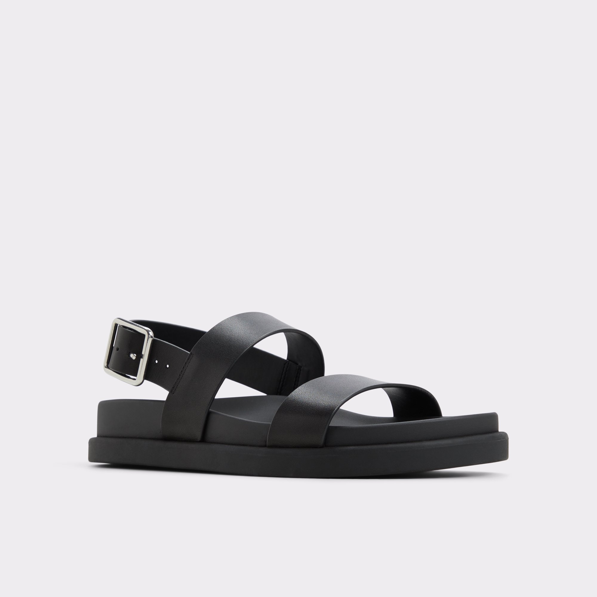 Laroisean Noir Femmes Sandales a assise plantaire | ALDO Canada