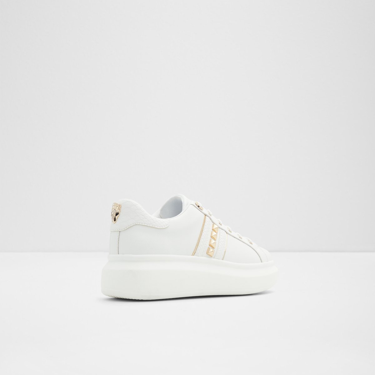 Larou White Synthetic Mixed Material Women's Low top sneakers | ALDO US
