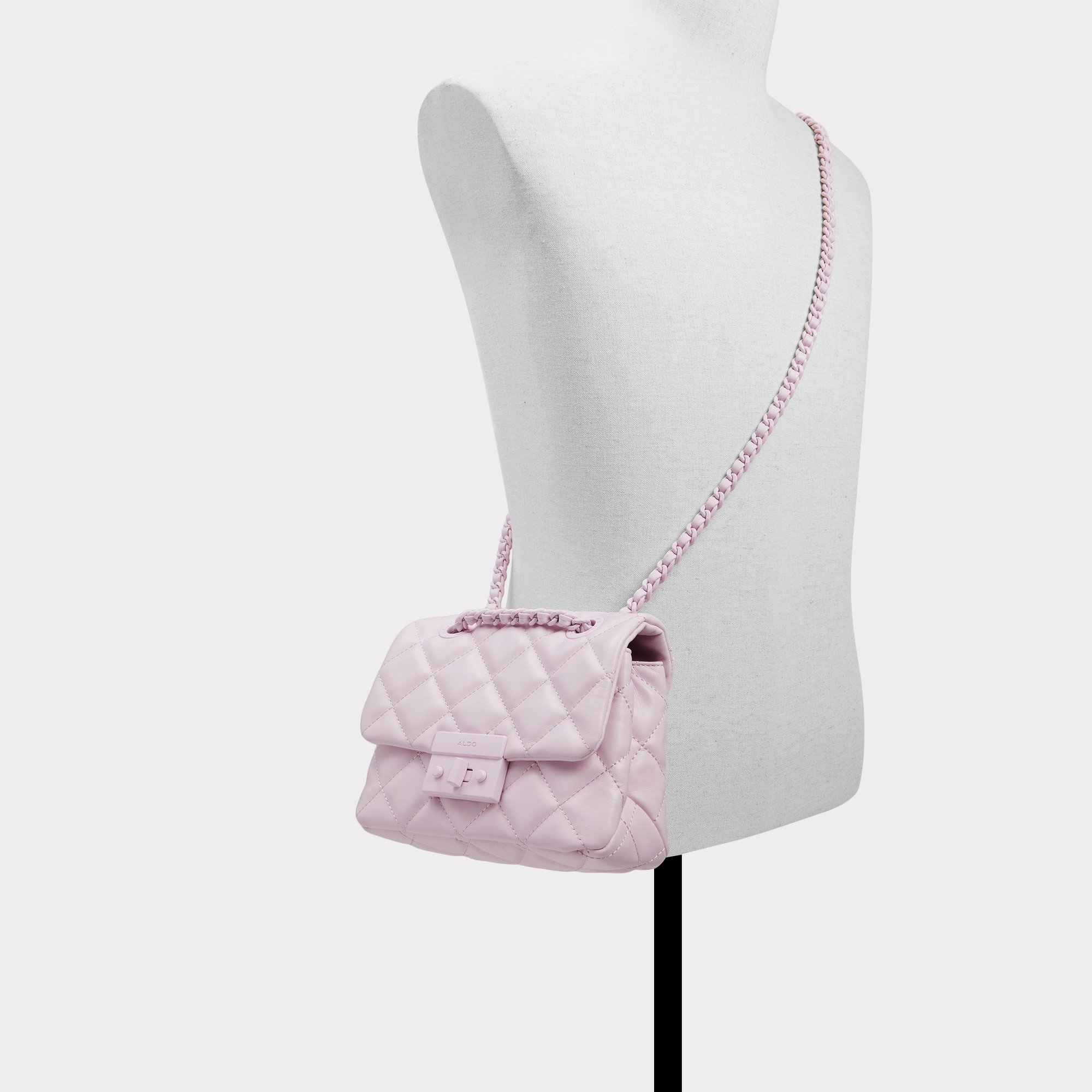 ALDO Maneraen Quilted Tassel Cross Body Bag In Pink-Neutral for Women