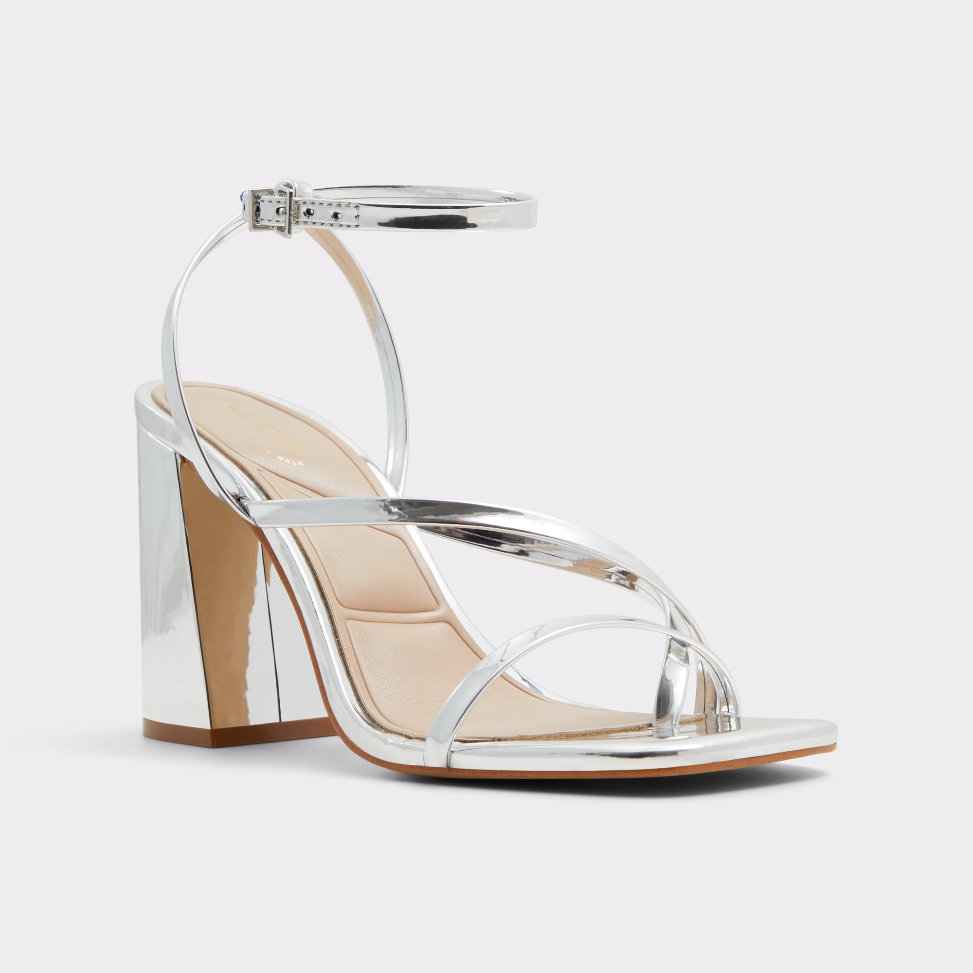 Laurader Silver Women's Block Heels | ALDO Canada