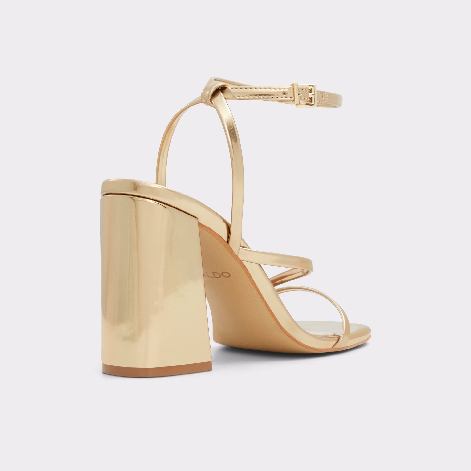 Laurader Gold Women s Block heels ALDO Canada